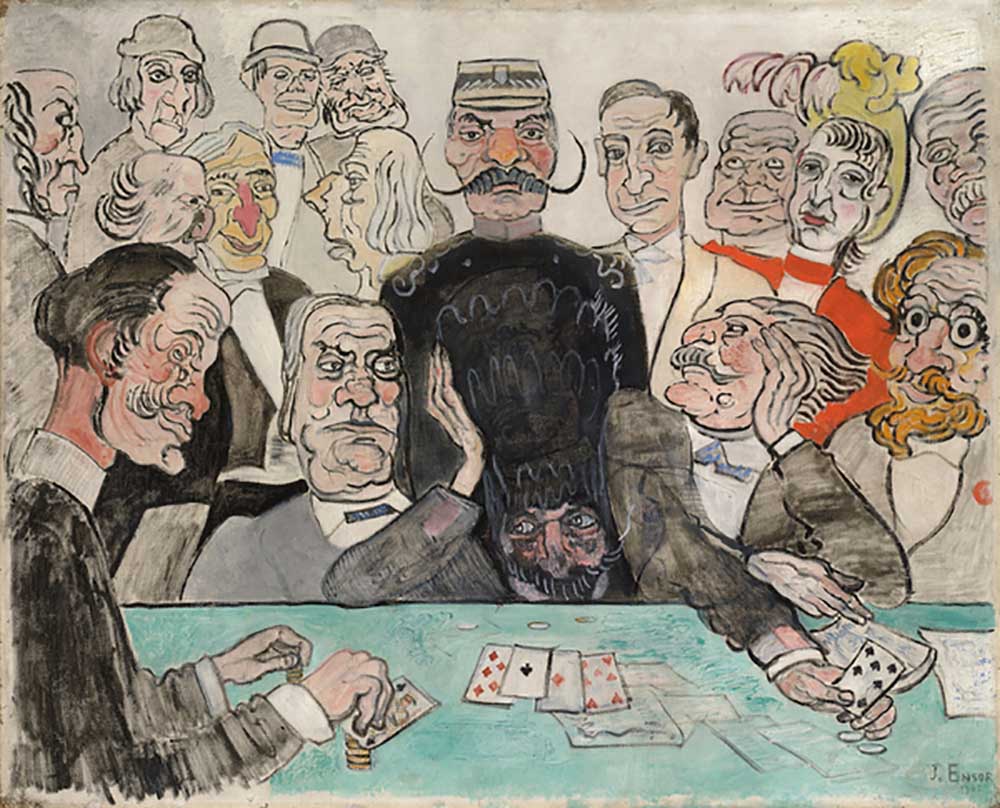 The Gamblers; Les Joueurs, 1902 à James Ensor