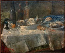 Still life with oysters