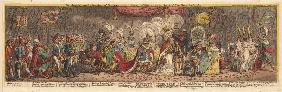 The Grand Coronation Procession of Napoleon the 1st Emperor of France, from the church of Notre-Dame