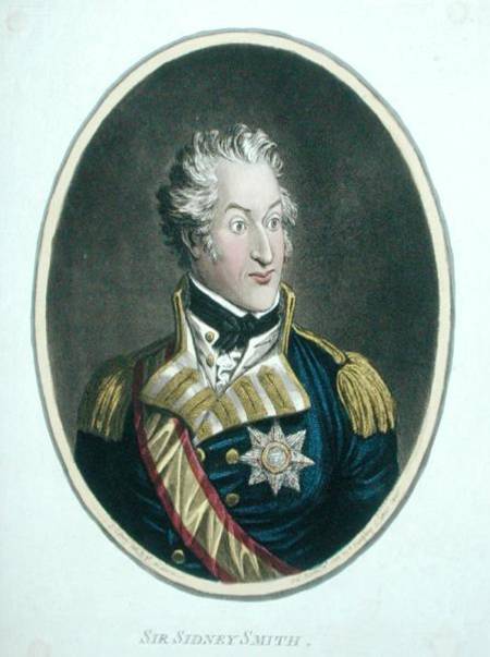 Sir Sidney Smith (1764-1840) à James Gillray