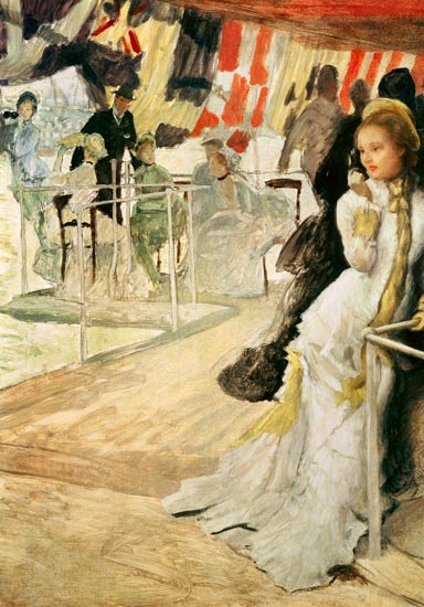 Study for 'The Ball on Shipboard' à James Jacques Tissot