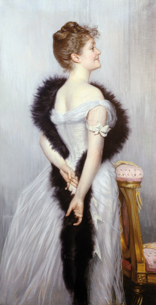 Portrait der Vicomtesse De Montmorand (1863-1924) à James Jacques Tissot
