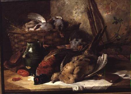 Still Life with Game Birds à James Jnr Hardy