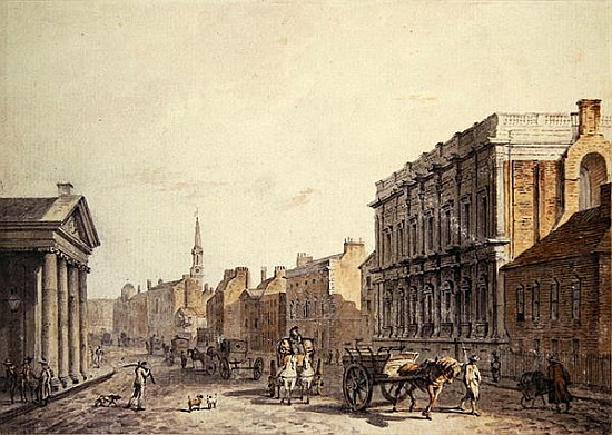 View of Whitehall, looking towards Charing Cross à James Miller