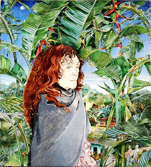 Portrait of the Procuress Dona Oliva, 1987 (oil on canvas)  à  James  Reeve