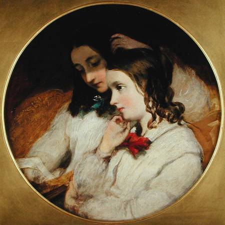 Study of Two Girls à James Sant