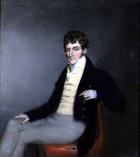 Portrait of a Gentleman in a Yellow Waistcoat à James Sharples