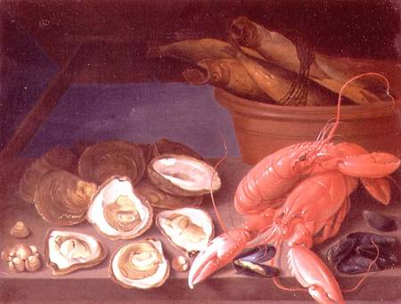 Still Life of Lobsters à James Sillett