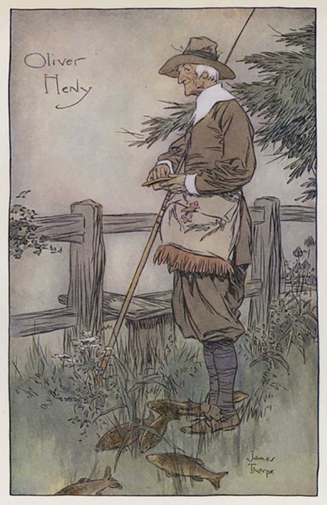 Illustration for The Compleat Angler by Izaak Walton à James Thorpe