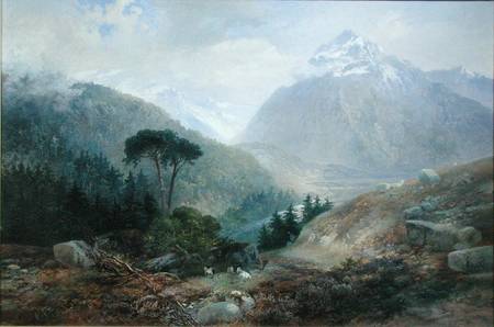 The View Toward the Fenderthal, Tyrol à James Vivien de Fleury