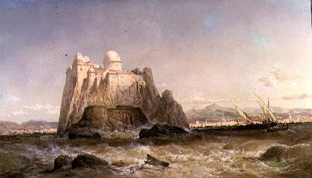 A Castle off the Mediterranean Coast à James Webb