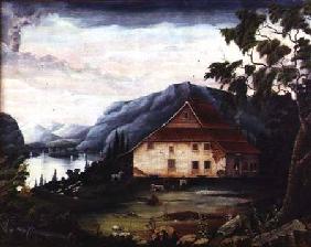 Washington's headquarters at Newburgh on the Hudson in c.1775