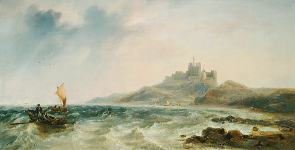 Bamburgh Castle à James Wilson Carmichael