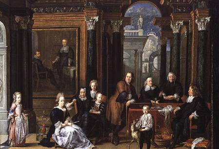 The Fay d'Herbe Family Portrait à Jan-Anthonie Coxie