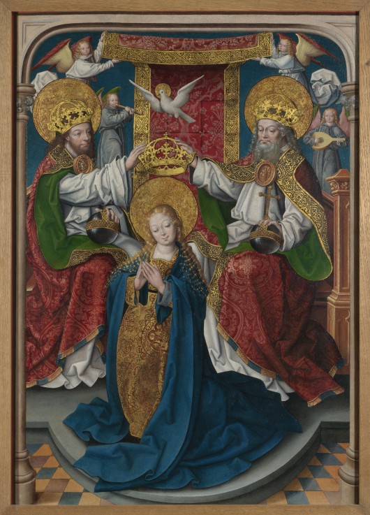 The Coronation of the Virgin (The Liesborn Altarpiece) à Jan Baegert