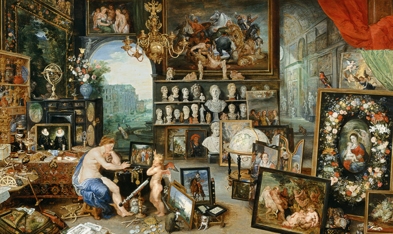 Allégorie de la vision. Réalisé avec Peter Paul Rubens. à Jan Brueghel l'Ancien