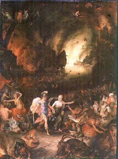 Aeneas in Hades (detail) à Jan Brueghel l'Ancien