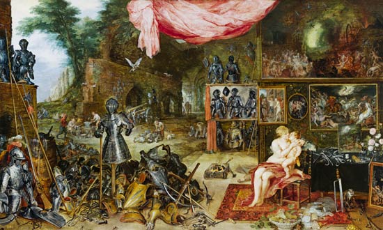 Allégorie du sentiment. Réalisé avec Peter Paul Rubens. à Jan Brueghel l'Ancien