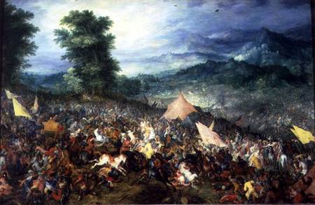 The Battle of Arbelles, or the Battle of Issus à Jan Brueghel l'Ancien