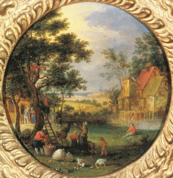 Apfelernte à Jan Brueghel l'Ancien