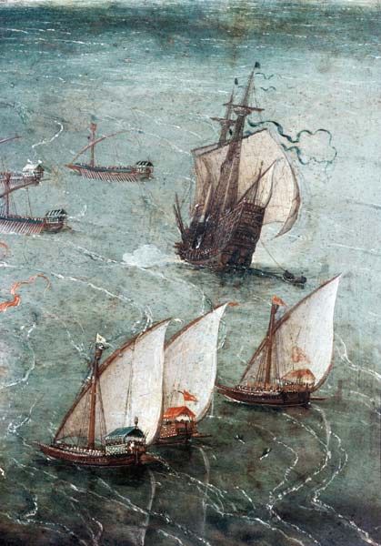 Schlacht vor den Toren Neapels. à Jan Brueghel l'Ancien