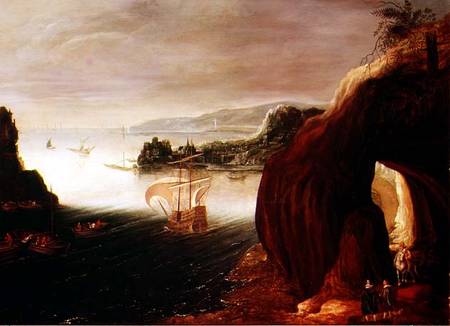 Shipping Scene à Jan Brueghel l'Ancien
