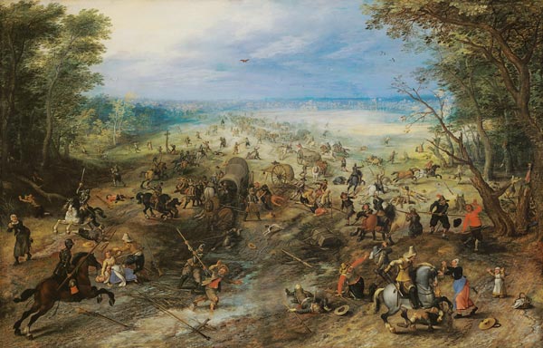 J.Brueghel d.Ä., Der Überfall à Jan Brueghel le Jeune