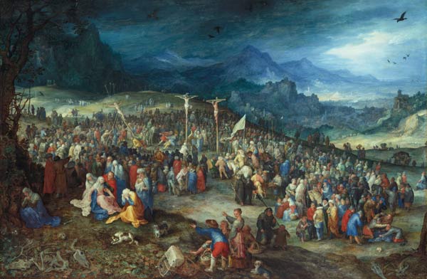 Jan Bruegel d.Ä., Kreuzigung Christi à Jan Brueghel le Jeune