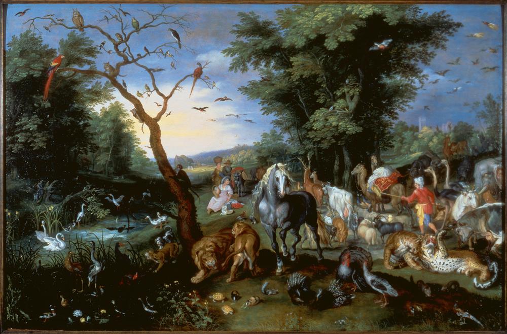 Der Einzug der Tiere in die Arche Noah à Jan Brueghel le Jeune