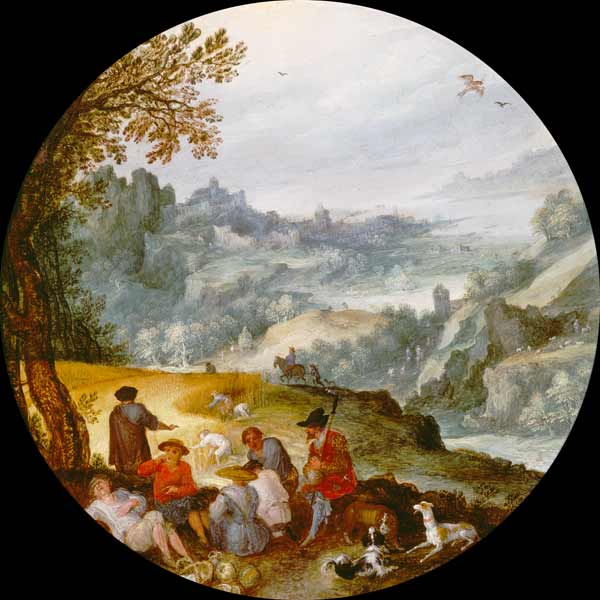 J.Brueghel d.Ä./ Die Ernte/ um 1594 à Jan Brueghel le Jeune