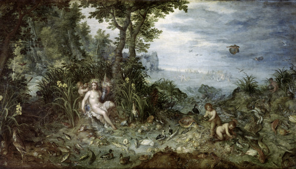 J.Brueghel d.Ä., Allegorie des Wassers à Jan Brueghel le Jeune