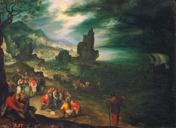 J.Brueghel d.E. / Coastal Landscape à Jan Brueghel le Jeune