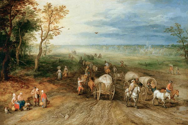 J.Brueghel t.E. / Landscape / c.1610 à Jan Brueghel le Jeune