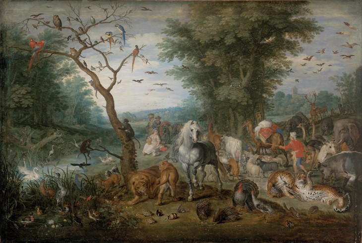 Paradise Landscape with Animals à Jan Brueghel le Jeune