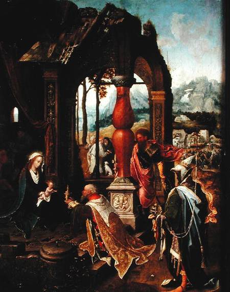Adoration of the Magi à Jan de Beer