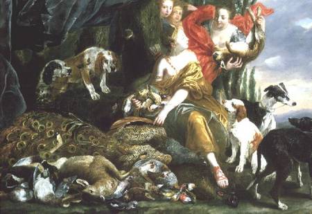 Diana and her handmaidens after the hunt à Jan Fyt