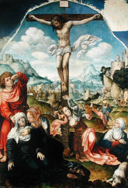 The Crucifixion à Jan Gossaert