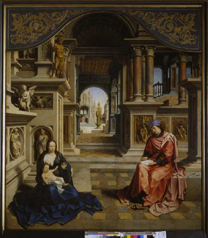 Saint Luc peint la Madonne à Jan Gossaert