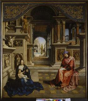 Saint Luc peint la Madonne