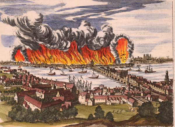 Great Fire of London , Luyken à Jan Luyken