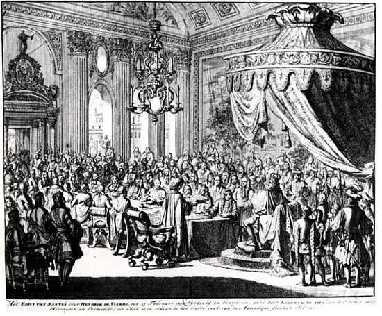 Revocation of the Edict of Nantes, on 22nd October 1685 à Jan Luyken