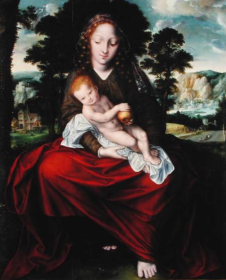 Madonna and Child à Jan Massys ou Metsys