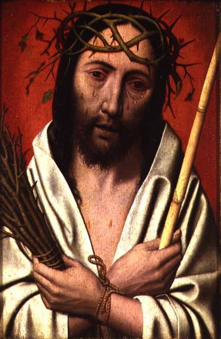 Christ Crowned with Thorns (oak panel) à Jan Mostaert
