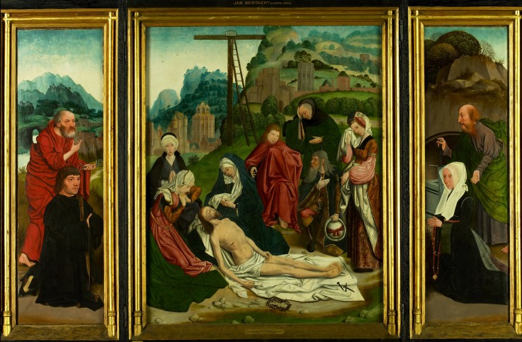 The Lamentation over Christ à Jan Mostaert