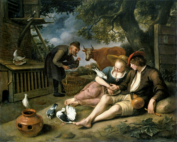 J.Steen, Allegory of Love. à Jan Havickszoon Steen