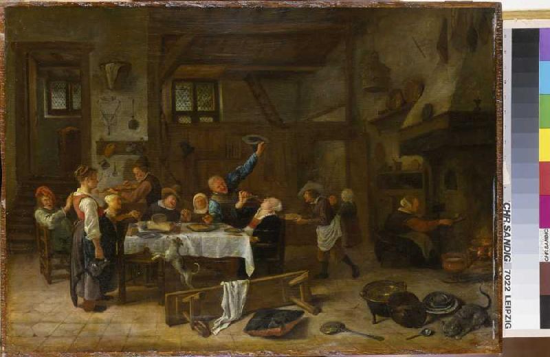 société joyeuse à Jan Havickszoon Steen