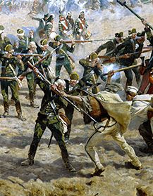 La bataille de Raclawice en 1794 entre la Pologne sous un t. Kosciuszko et lutte de Russie entre pay à Jan Styka