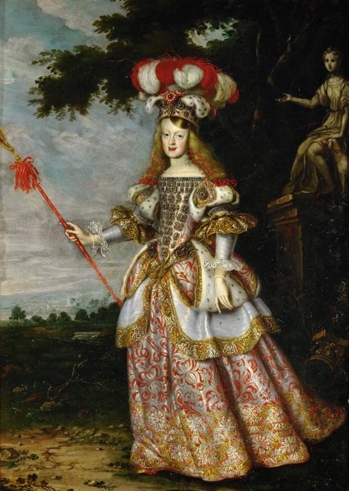 Margarita Teresa, Infanta of Spain (1651-1673), in a theatrical costume à Jan Thomas