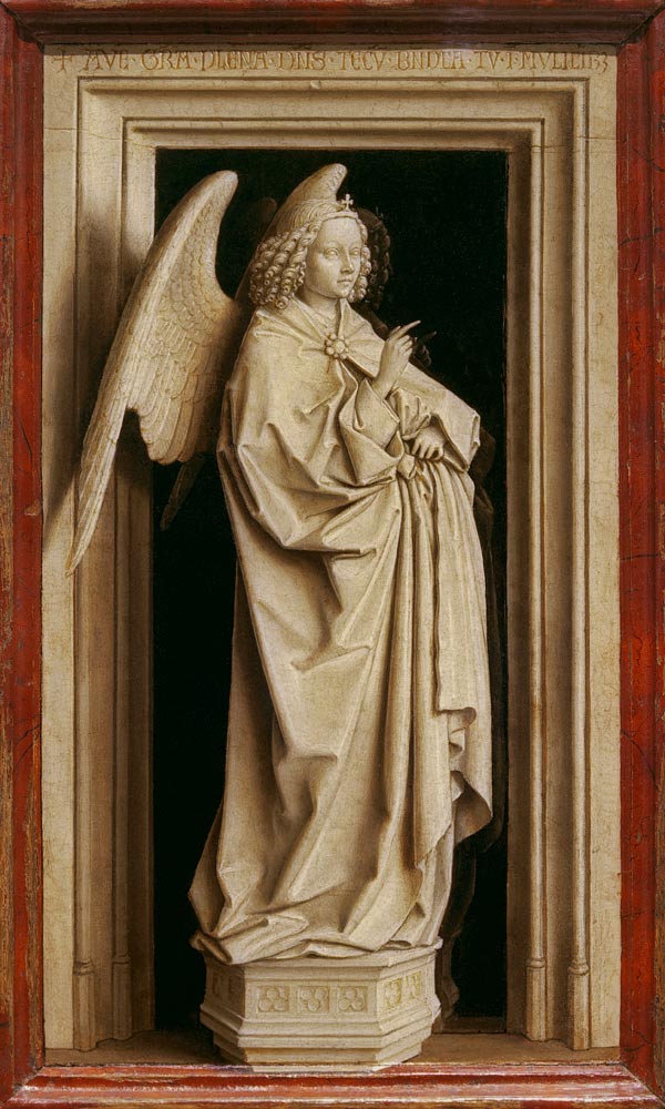 Diptych of the Annunciation à Jan van Eyck
