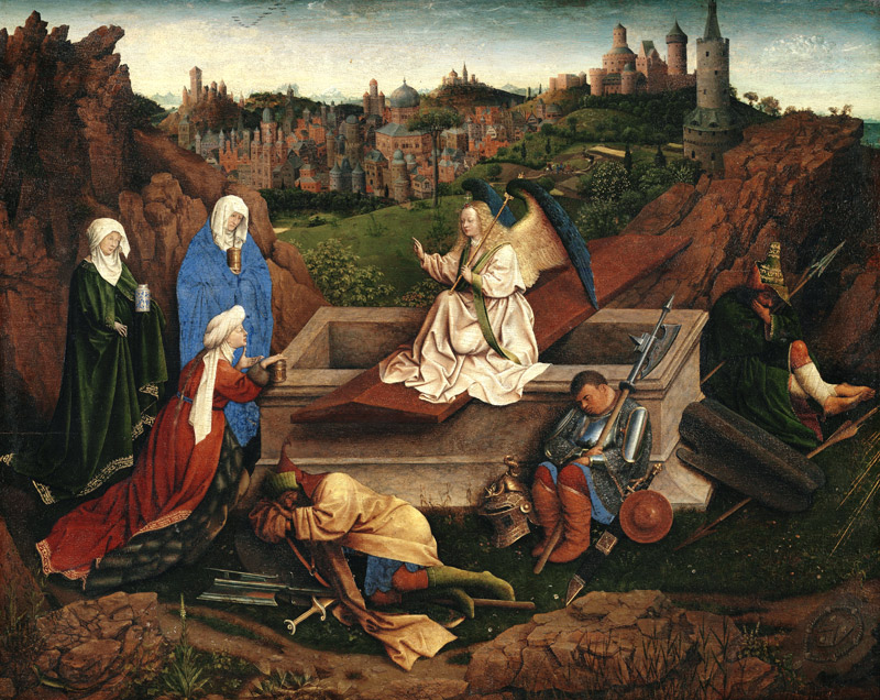 Three Maries at the Grave à Jan van Eyck